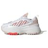 Originals Ozweego Cushioned Durable Low-Top Lifestyle Sneakers Women Sneakers White Red ID8348
