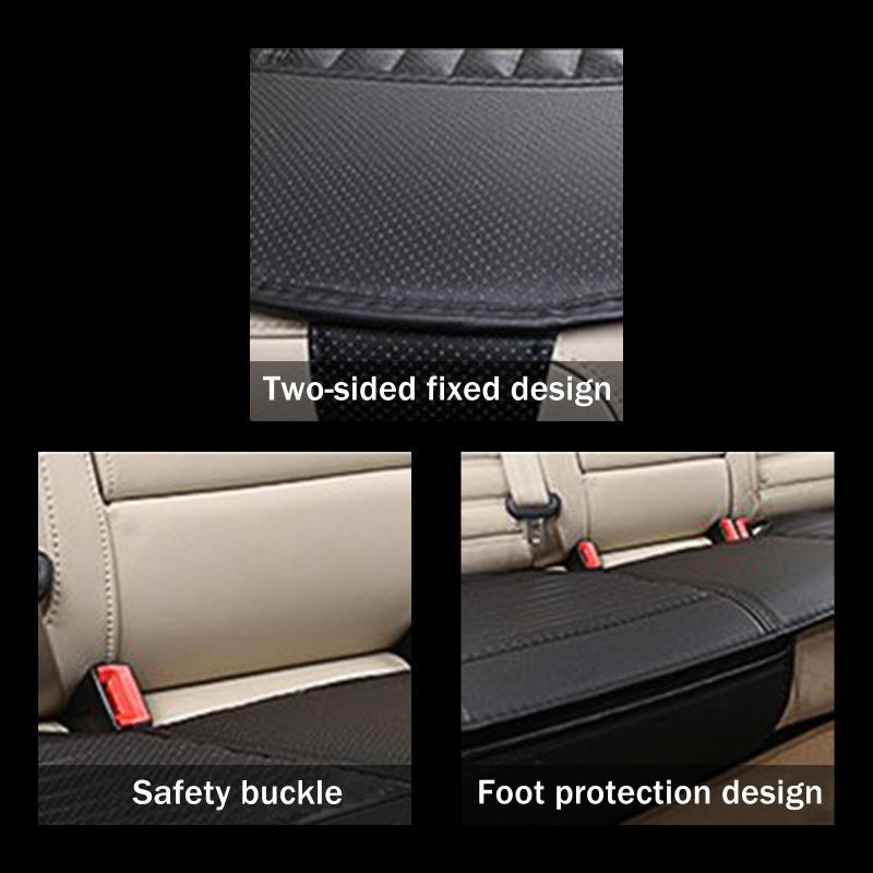 Breathable PU Leather Bamboo Charcoal Car Interior Seat Cover Cushion Pad for Auto Supplies Office