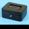 2024 New Practical Petty Cash Money Box with Keys Stainless Steel Security Lock Lockable Safe Small Fit for House Decoration