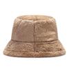 Nowy Ciepły Aksamitny Kapelusz Bucket Jesień Zima Panterka Proste Czapki Bob Hip Hop Gorros Mężczyźni Kobiety Kapelusz Panama Plaża Wędkowanie Kapelusz Ochronny Przeciwsłoneczny
