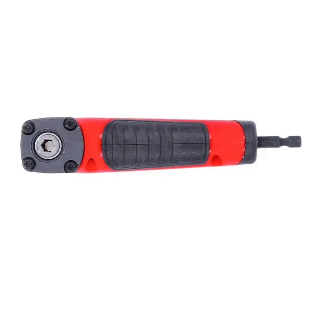 Bend 90 Degrees Right Angle Extension Driver Powerful Corner Device  1/4" Hex Wrench Drill Bit