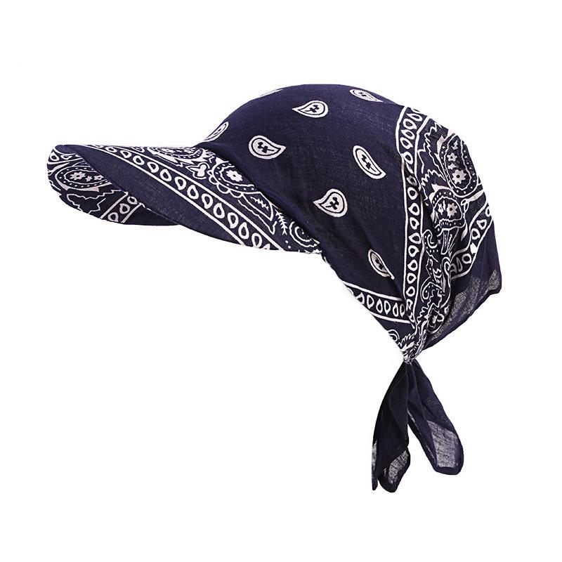 Baseball Cap Brim Sunshade Women Men Hat Korean Square Scarf Cap Soft Headscarf