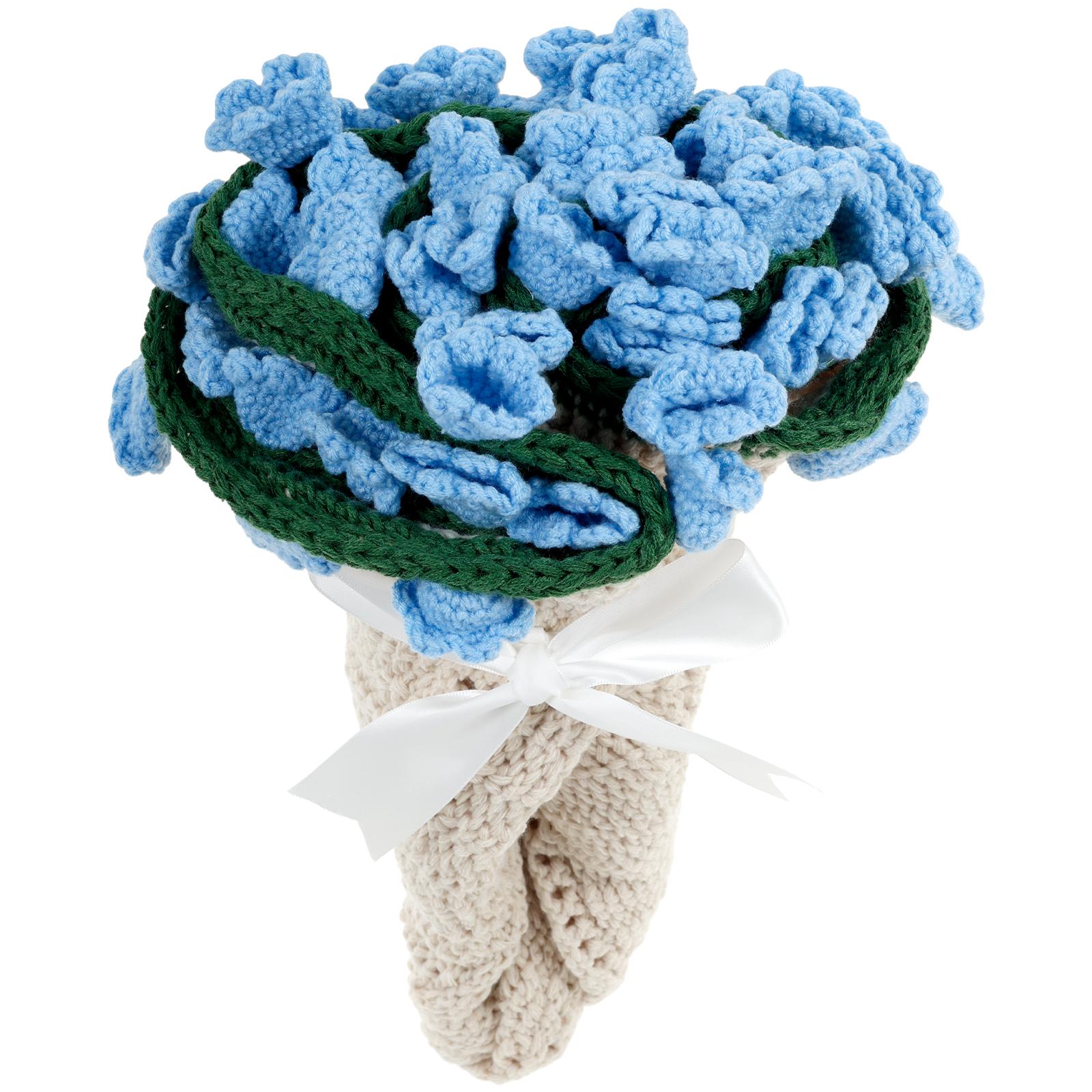

Букет Плед Ручной Вязки Роза Ремесло Мягкий Крючком Цветок Диван Букет Плед Сделай Сам Ручная Работа для Путешествий Домашний Декор синий