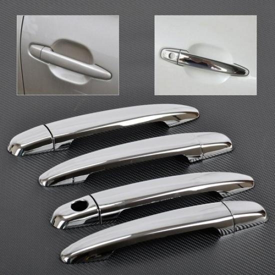 Chrome Silver Car Door Handle Cover Trim For Toyota Camry Tacoma Sienna Lexus