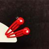 1pair Simple Temperament Hairpins Fall Winter Bobbles Hair Clip Antiskid Barrettes for Stylish Girls Hair Accessories