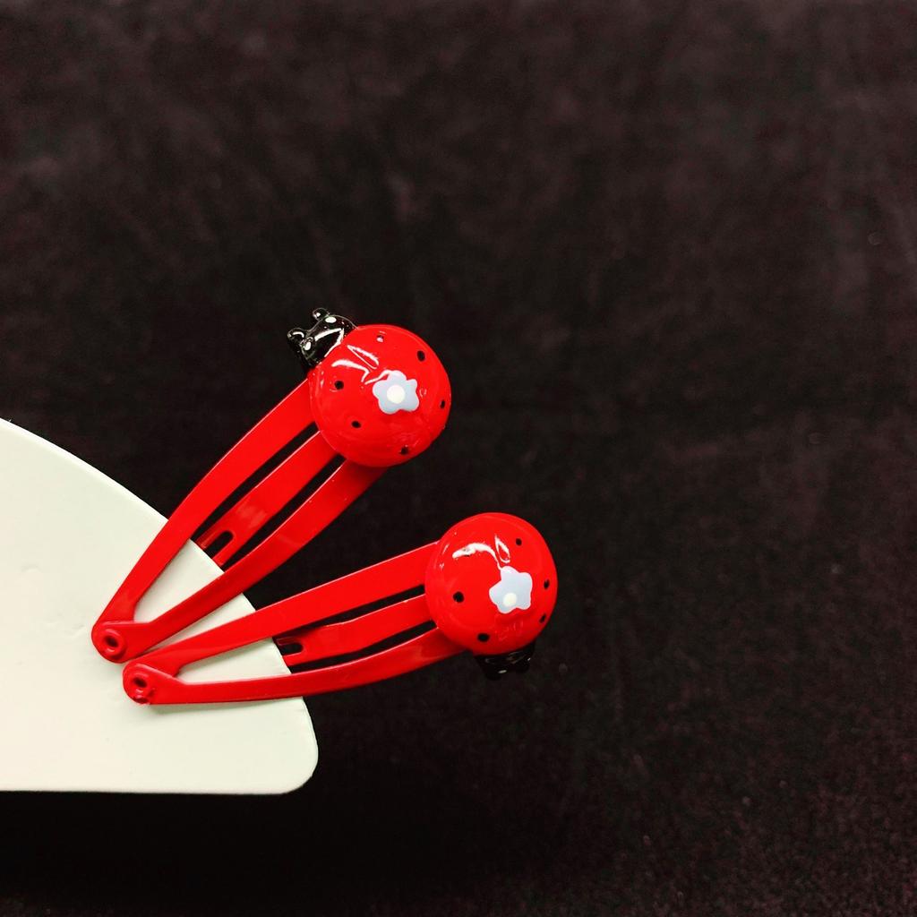 1pair Simple Temperament Hairpins Fall Winter Bobbles Hair Clip Antiskid Barrettes for Stylish Girls Hair Accessories