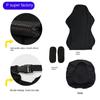 Gaming Chair Slipcover Stretch Seat Chair Cover for Leather Computer Reclining Racing Ruffled Gamer Chair Protector