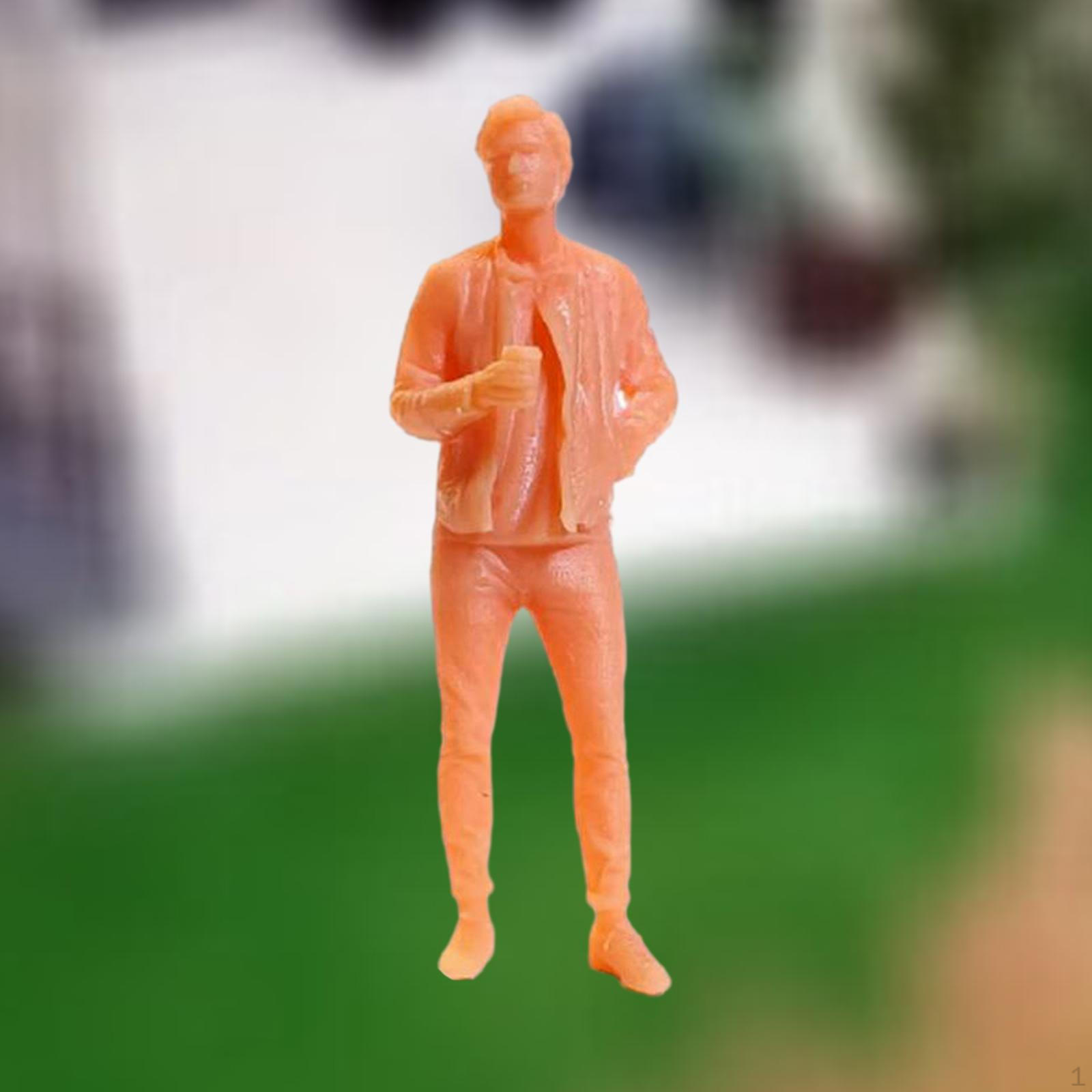 

1/64 Diorama Figure People Figurines Collection Resin Desk Decoration Handmade Scene style B