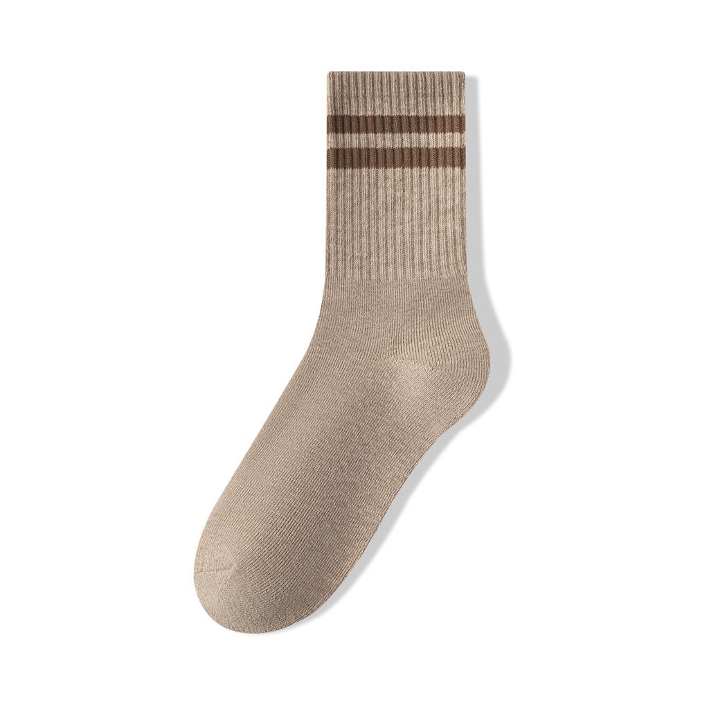 Socks - Men's Anti-Sweat and Deodorant Cotton Socks - Fashionable and Versatile Color Schemes - Double-Hook Mid-Calf Men's Socks