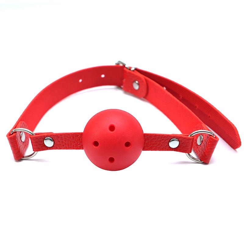 Orifice Ball Gag Mouth Restraint: Adult Couple's Fun Toy