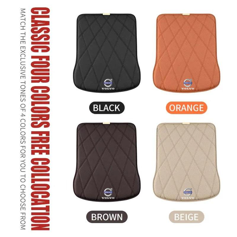 Car Seat Cover Cushion Driver Front Seat Protector Pad Backseat Mat For Volvo Rdesign Polestar AWD V50 S60 XC60 S40 XC40 XC90