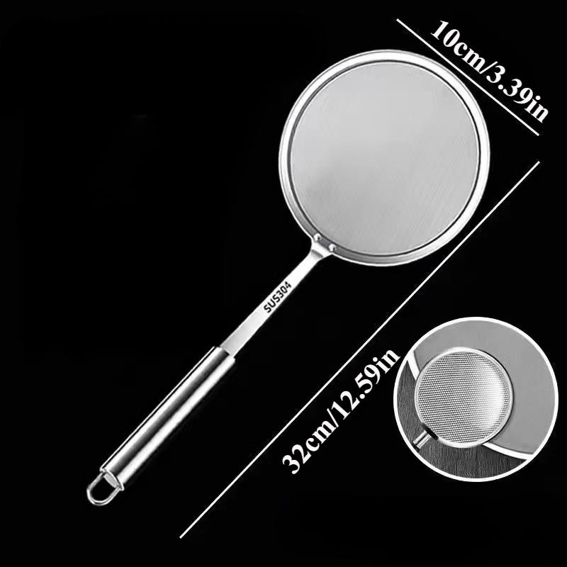 1 ks Sítko z nerezové oceli 304 Superjemné Pěnící Kuchyňské Sítko na sójové mléko Sítko do chafing dish Sběračka oleje Sítko sbírá