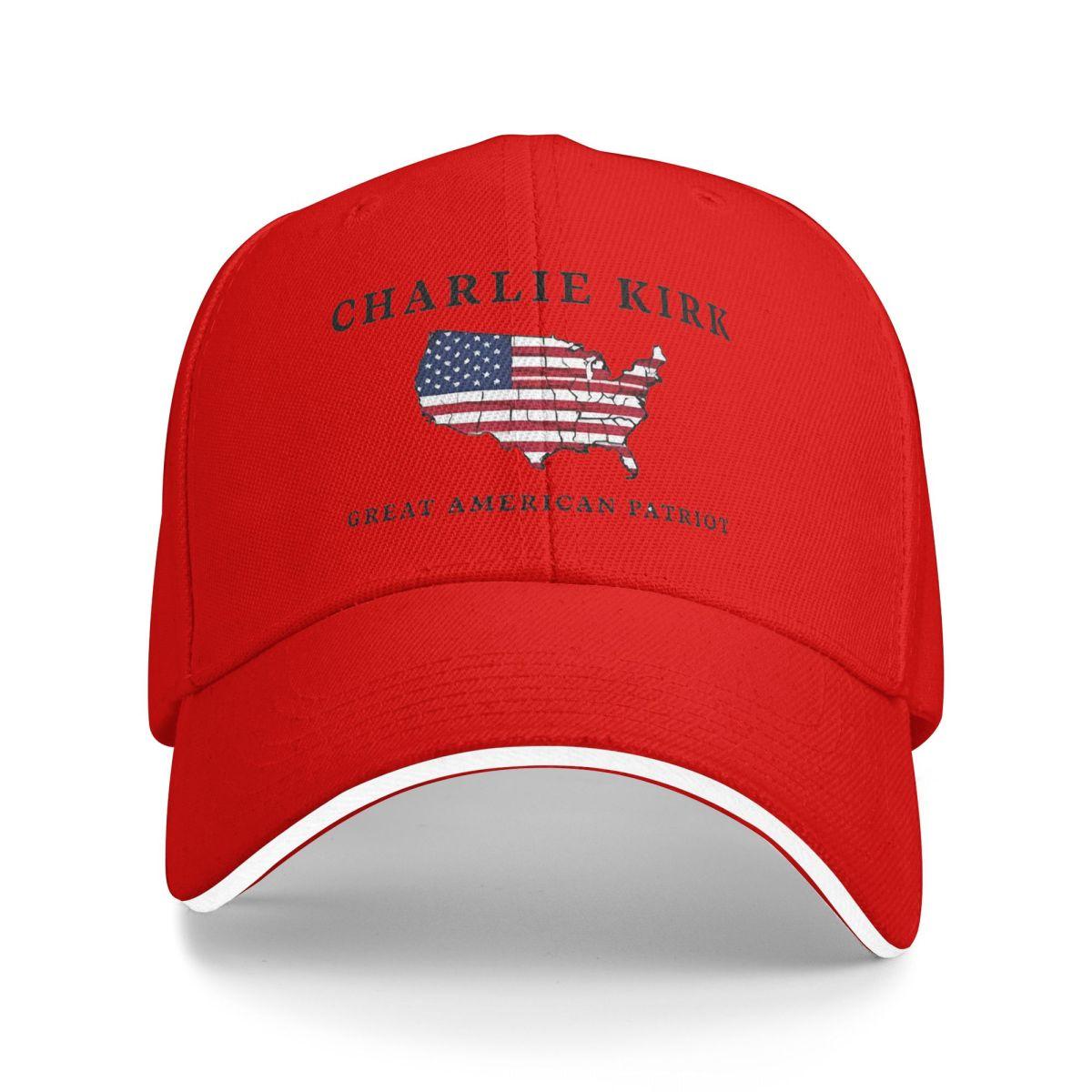 

Бейсболки Snapback Charlie Kirk Freedom Great American Patriot, дышащие, повседневные, для мужчин и женщин One Size