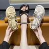 Fashion Pearl Outdoor Sandals for Women Comfort 2025 Trending Woman Shoes New Breathable Fashion Sandal Vintage Summer Sale Trend Shoe