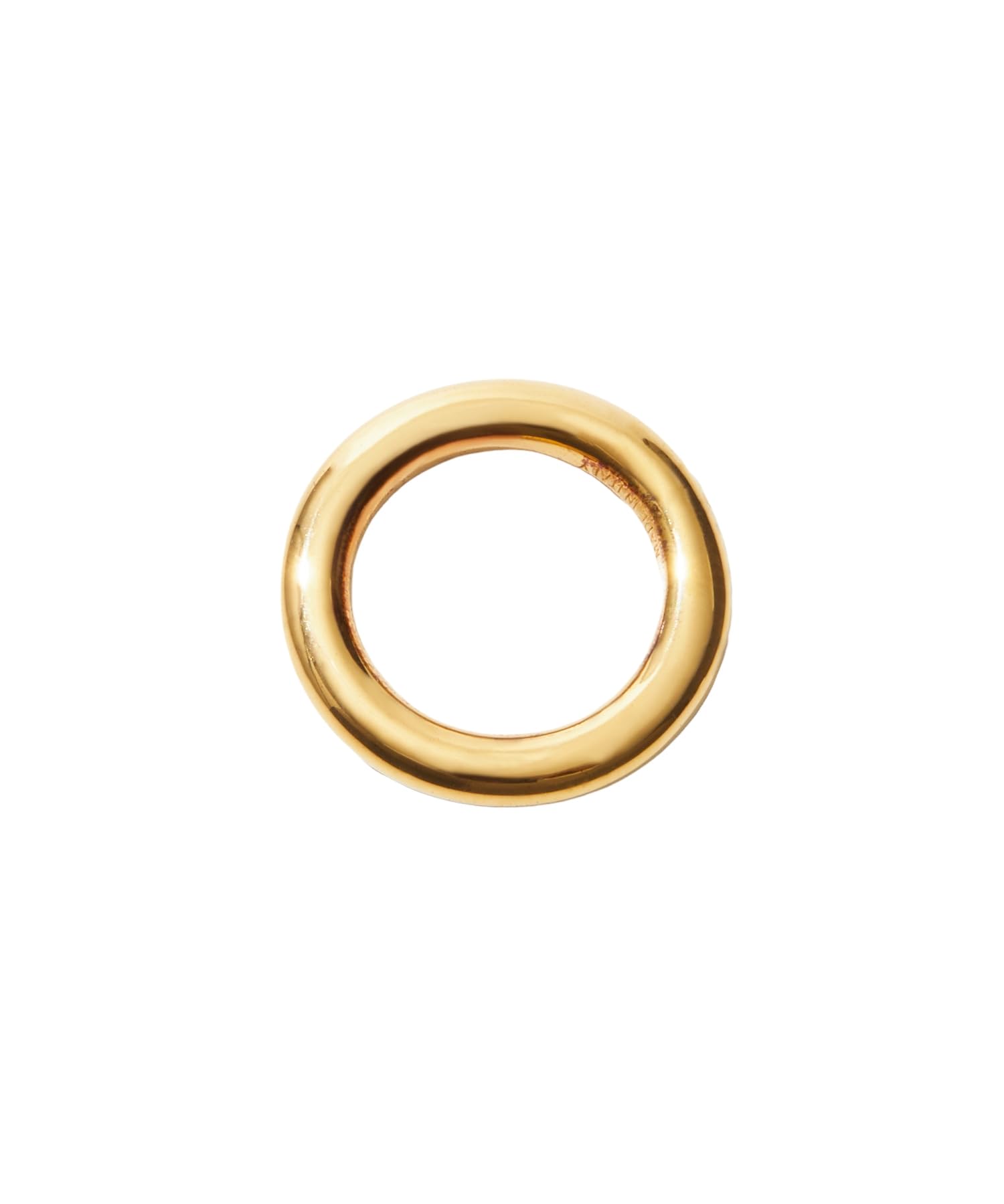 

Jil Sander 925 Silver Classic Ring J11UQ0001J12002 Gold Large [Used] золотий