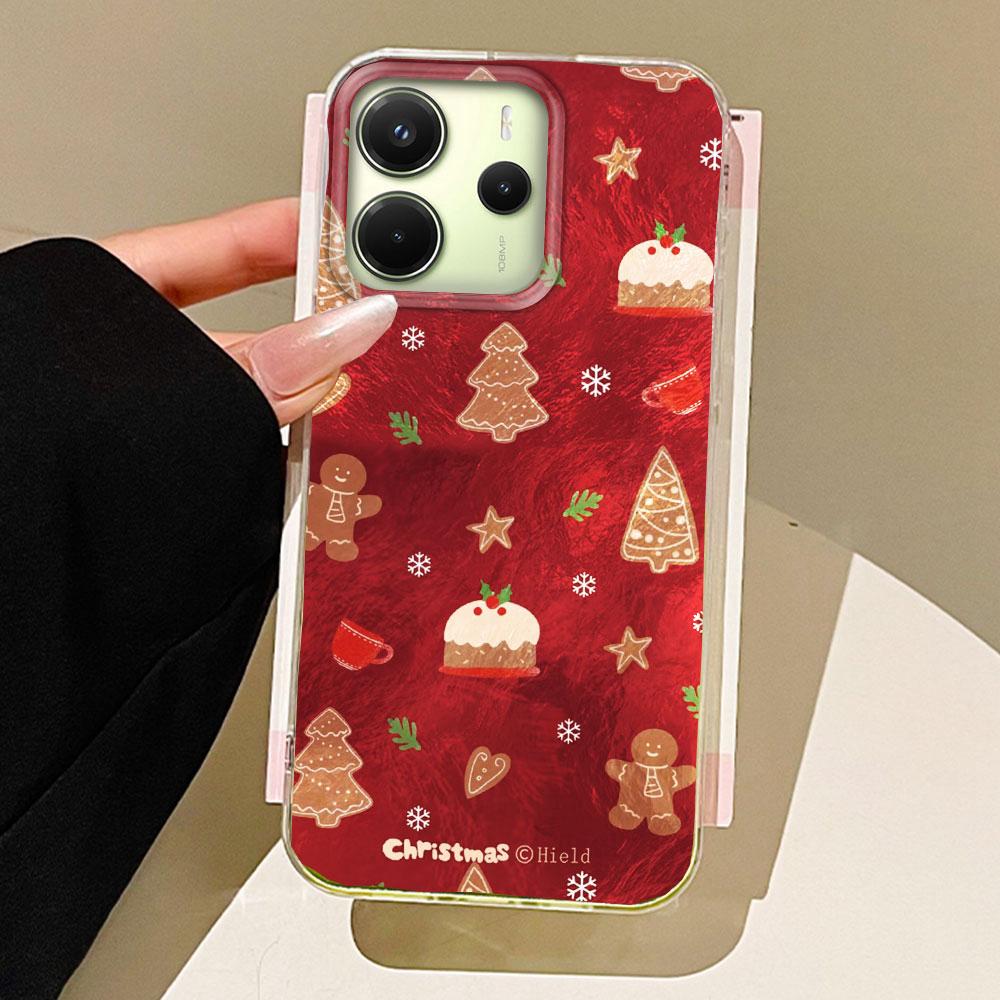

Merry Christmas Red Tree Phone Case for Xiaomi Redmi Note 14 13 12 11 11S 10 10S 9 Pro 15C 9C 13C 14C A3 A4 A3X 9C A1 A2 Cover Redmi 13C 4G