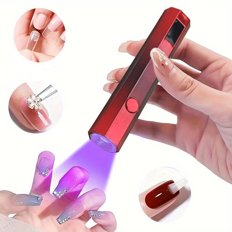 Mini Portable UV Light Cure Nails Lamp for Gel Nails for Gel Polish Manicure for Fast Curing USB Rechargeabl Nail Dryer Tools