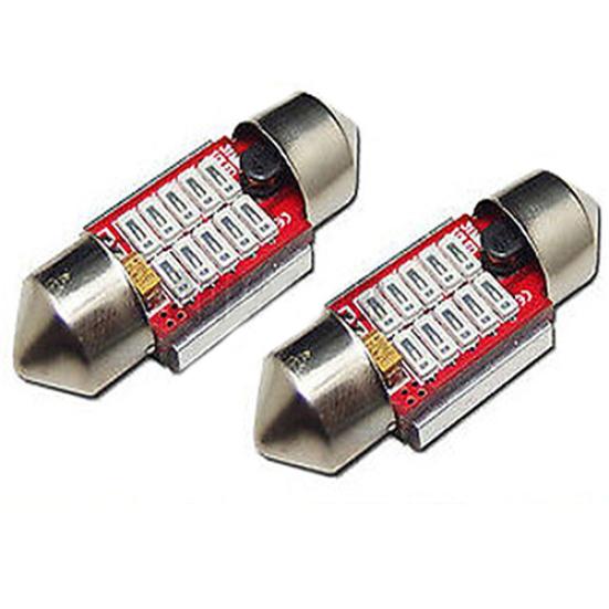 

2 шт. синие светодиоды SMD 31 мм, 10 лампочек, гирлянда для автомобильных купольных фонарей для дома