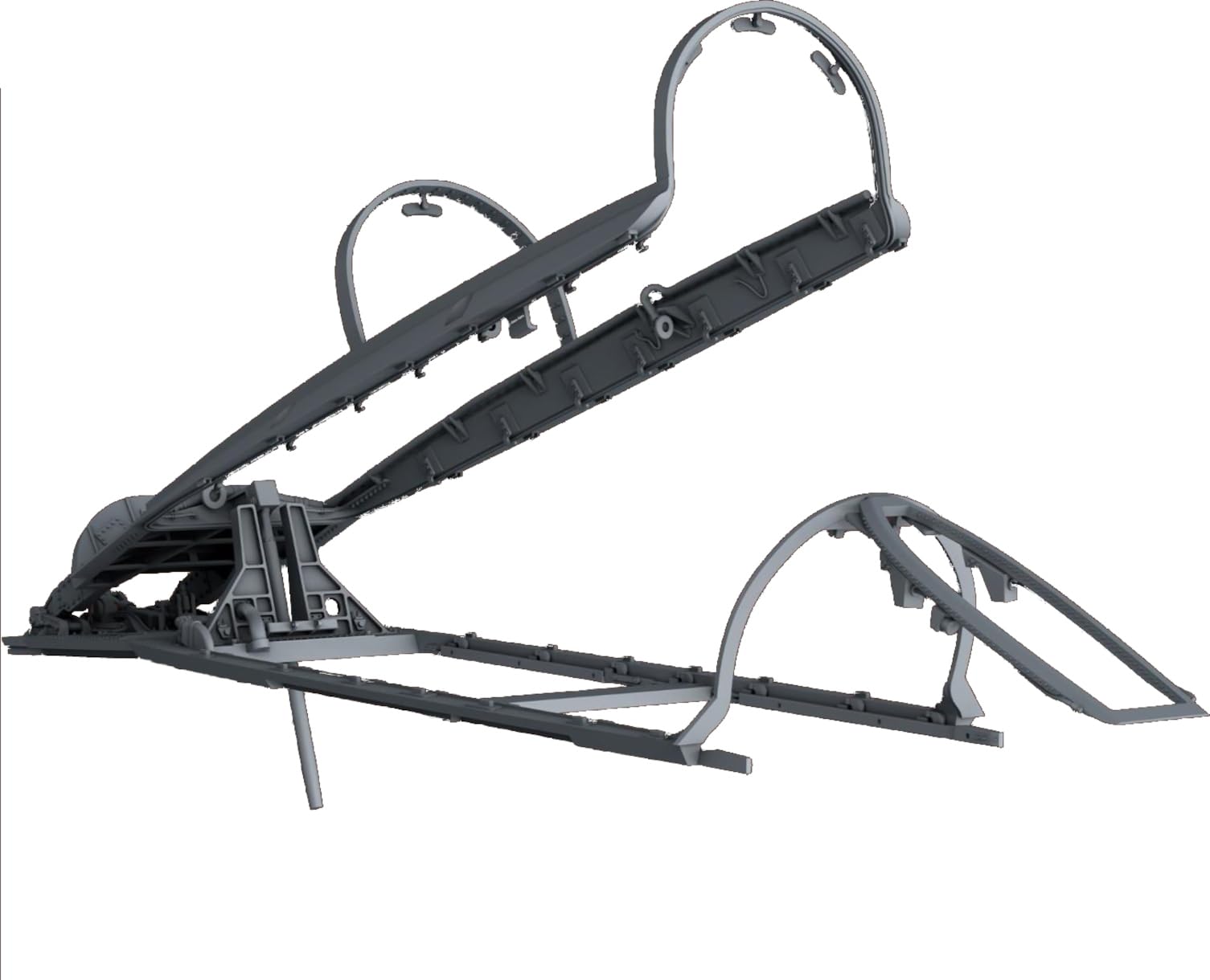 

Minicraft Collection Canopy Frame Plastic Model Parts MCC4839 1/48 F-14A/B (for Tamiya)