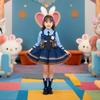 Judy Cosplay Costume Kids Set Police Officer Performance Full Outfit Children's Lolita Skirt Hat Hairband Complete Costume
