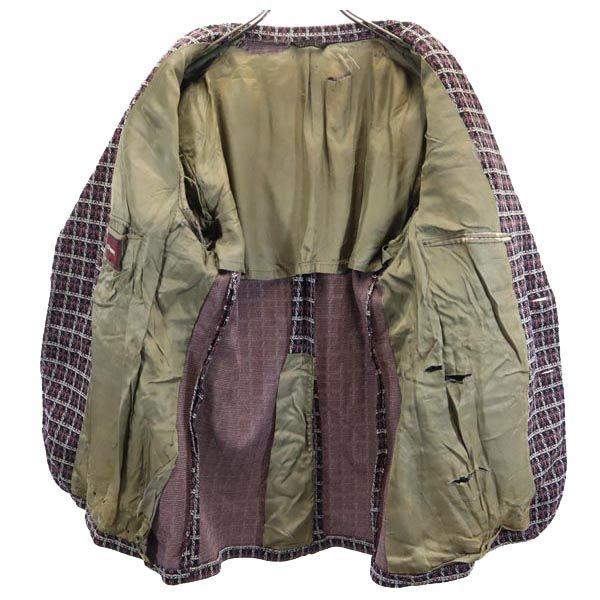 JC PENNEY 70s vintage check tailored jacket Men's Used