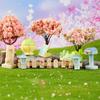 Niedliche Cartoon Garten Harz Miniatur Figur Ornament Kreative Mikro-Landschaft Dekoration DIY Heimdekorationszubehör Geschenke