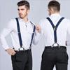 Neue Herren Hosenträger 6 Clips Mode Hosenträger Leder Lässig Hosenträger Verstellbarer Gürtelriemen Hohe Qualität Tirantes