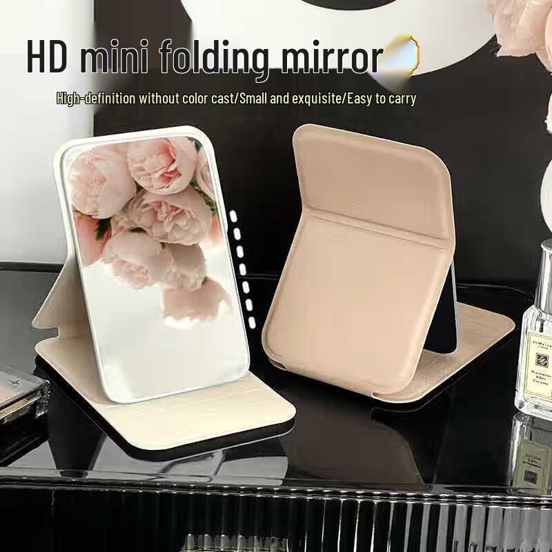 SPACEXPERT Tragbarer, zusammenklappbarer Schminkspiegel