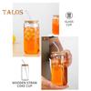 1 Set Tumbler Cup High Temperature Resistant Drinking Dishwasher Safe Versatile Whiskey Iced Coffee Mug Office Supplies