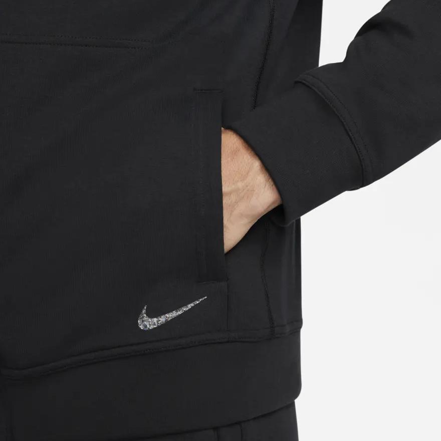 Nike Embroidered Logo Hooded Zip-Up Jacket Men Outerwear Black DQ4877-010