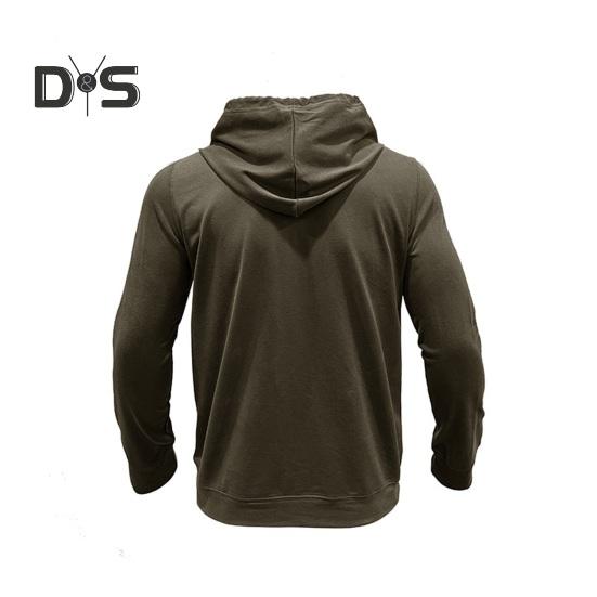 Toamnă, primăvară, pentru bărbați, top cu șnur, buzunare la piept, cu glugă, mâneci lungi, cu glugă, culoare pură, manșetă elastică, de lungime medie, sport casual