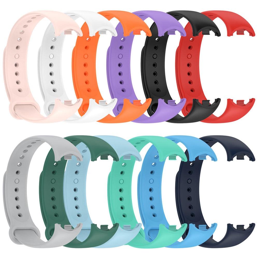 Wristband + Protector Case For Xiaomi Mi Band 8 Silicone Watchband Bracelet Protective Cover For Xiaomi Band8 Mi Band 8 Correa
