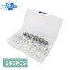 350PCS XH2.54 Connector Kit 2p 3p 4p 5p 6p Pin Terminal / Housing / Pin Header 2.54mm Pitch JST Wire Connectors Adaptor DIY Kits