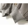 Fashionable Knitted Women's Autumn Wear Micro Transparent V-neck Long Sleeved Top T-Shirts Women’s