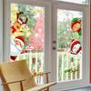 Santa Sticker Decoration Claus Wall Sticker Shop Window Children's Room Door Glass Scene Layout Sticker Wall Sticker