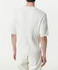 MUSINSA STANDARD Cable Crew Neck Short Sleeve Knit [Ivory]