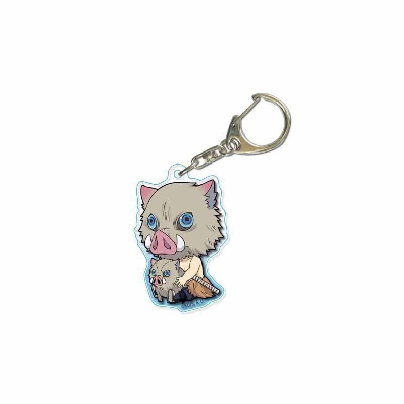 Demon Slayer Anime Cartoon Character Acrylic Keychain Bag Pendant Accessories