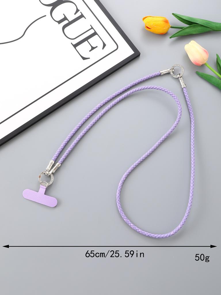 Creative New PU Leather Rope Mobile Phone Hanging Rope Neck Hanging Rope Hand Rope Mobile Phone Chain Hanging Decoration