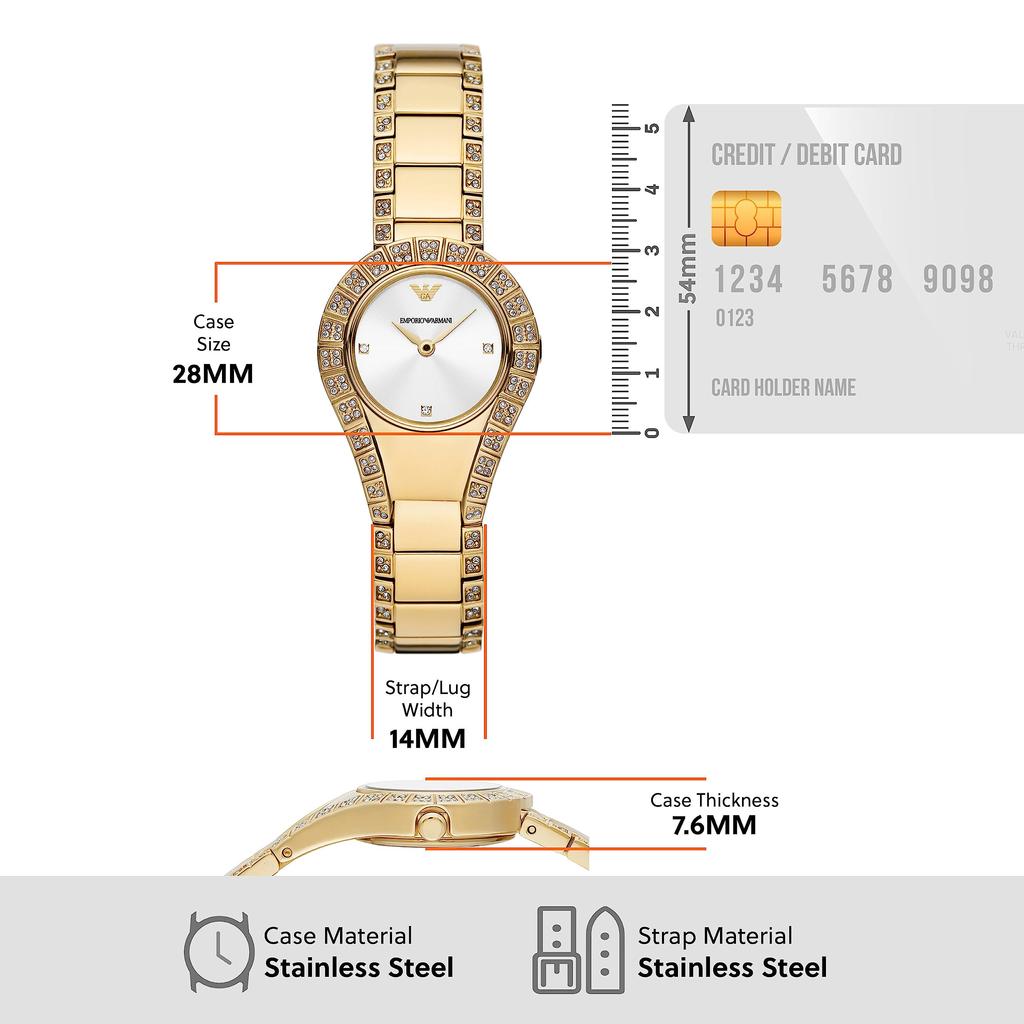 Watch AR11574 Gold [Emporio Armani] Women's