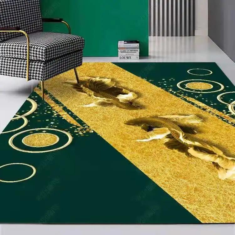 Nordic Feather Carpet Living Room Sofa Decor Bedroom Bedside Area Rugs Cloakroom Non-slip Washable Home Coffee Table Floor Mat
