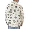 Vans Full Print Single-Breasted Long Sleeve Jacket Men Outerwear Off-White VN0A5H8K7DS