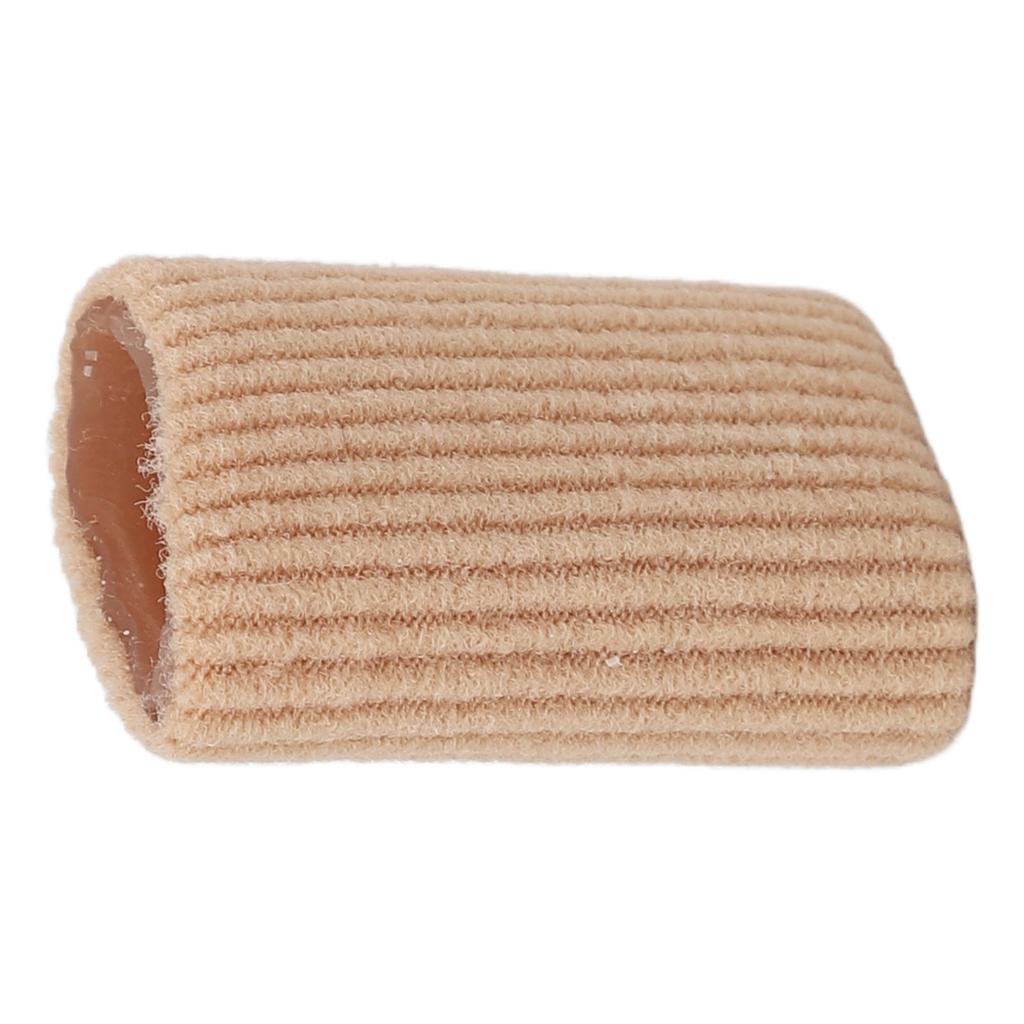 10pcs Toe Cushion Tube Soft Silicone Finger Toe Sleeves Corn Pad Protector for Blisters Calluses M 1.2 X 0.8in