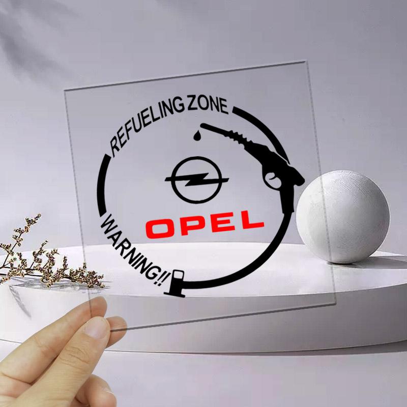 1 ks Nálepky na víčko palivové nádrže auta Vinylové Módní Dekorační Samolepky Příslušenství Pro Opel Astra j Insignia Astra g Corsa Zafira b Mokka Vivaro Meriva
