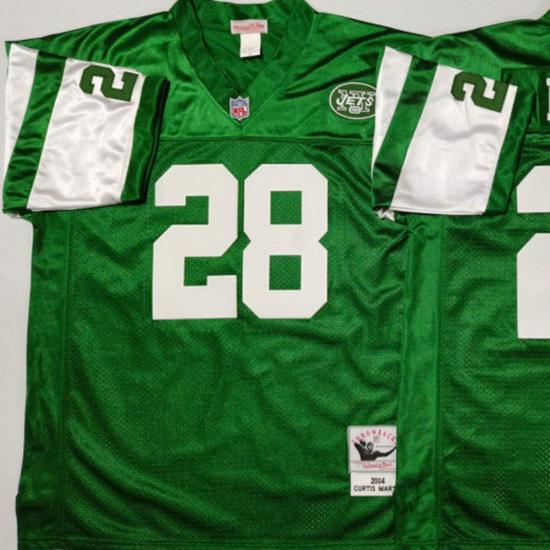Men's New York Jets Retro American Football Jersey #12 Sportswear Training Uniform