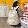 Schoolbag Junior High School Schoolbag Female College Student High Value Bow Computer Backpack Lightweight Large Capacity Class Backpack
