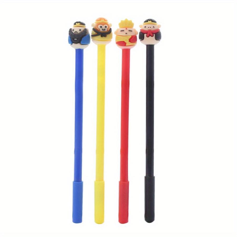 10pcs 0.5mm Creative Journey To the West Animation Gel Pen Cartoon Stationery Pen Cute Office Supplies Signature Pen