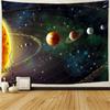 Dream Universe Tapestry Extraterrestrial Mountains And Lakes Scenery Tapestry Decorative For Living Room Sofa Background