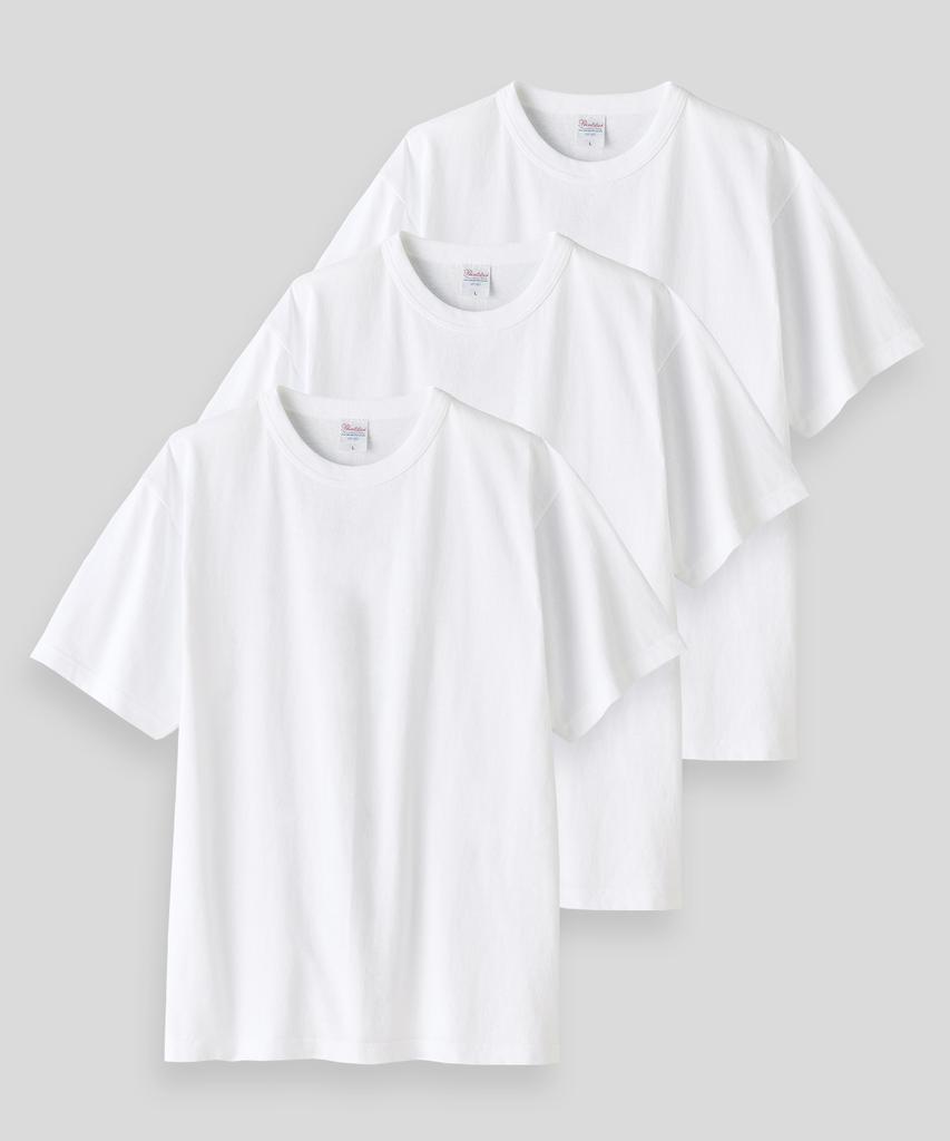Peulinteuseuta [3Pack] 16-Count Oe High Grade Rib Binding Short Sleeve T-Shirt