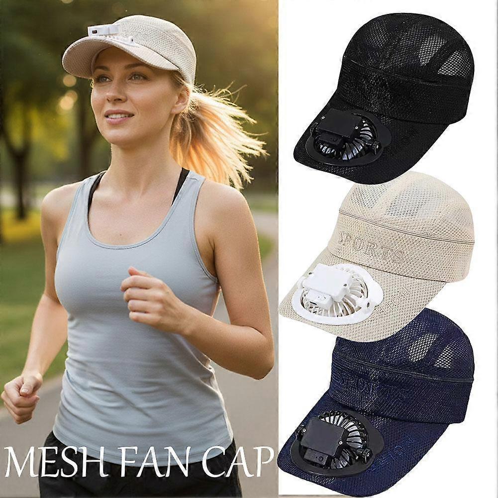 Mesh Fan Cap Full Breathable Polyester Adjustable Comfortable Fit