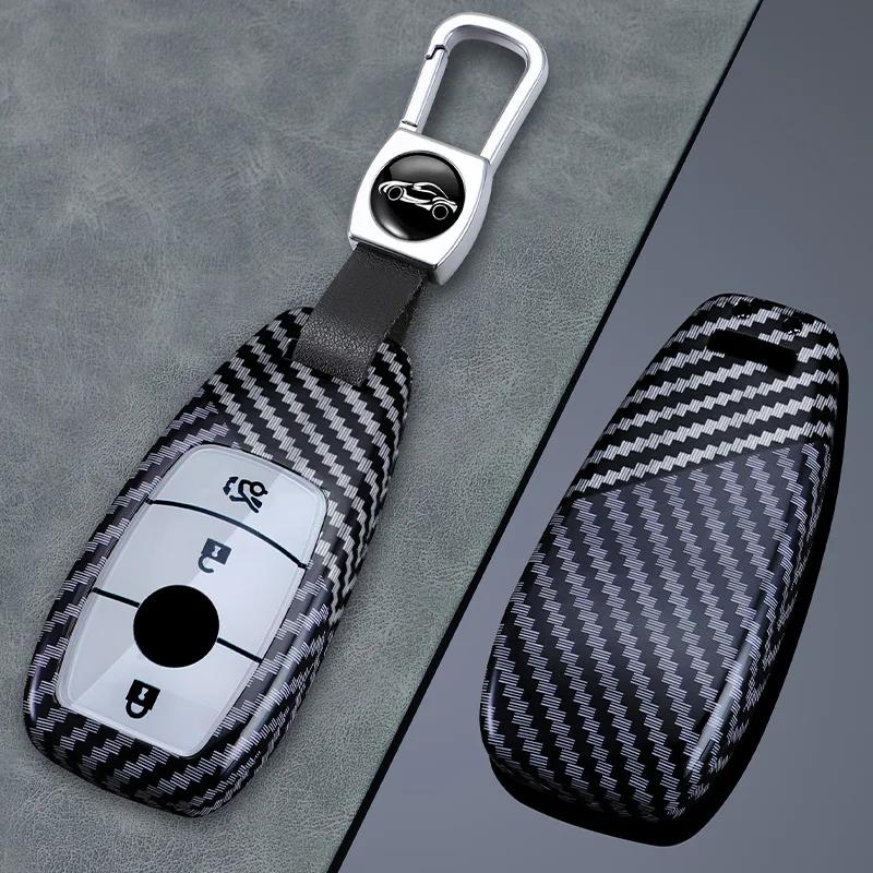 VDPPW1 Hot 2025 3/4 Buttons for Mercedes Benz A C E S G Class GLC CLE CLA GLS AMG W205 W213 W222 Carbon Fiber Car Key Case Cover Shell